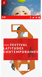 Mobile Screenshot of latitudescontemporaines.com